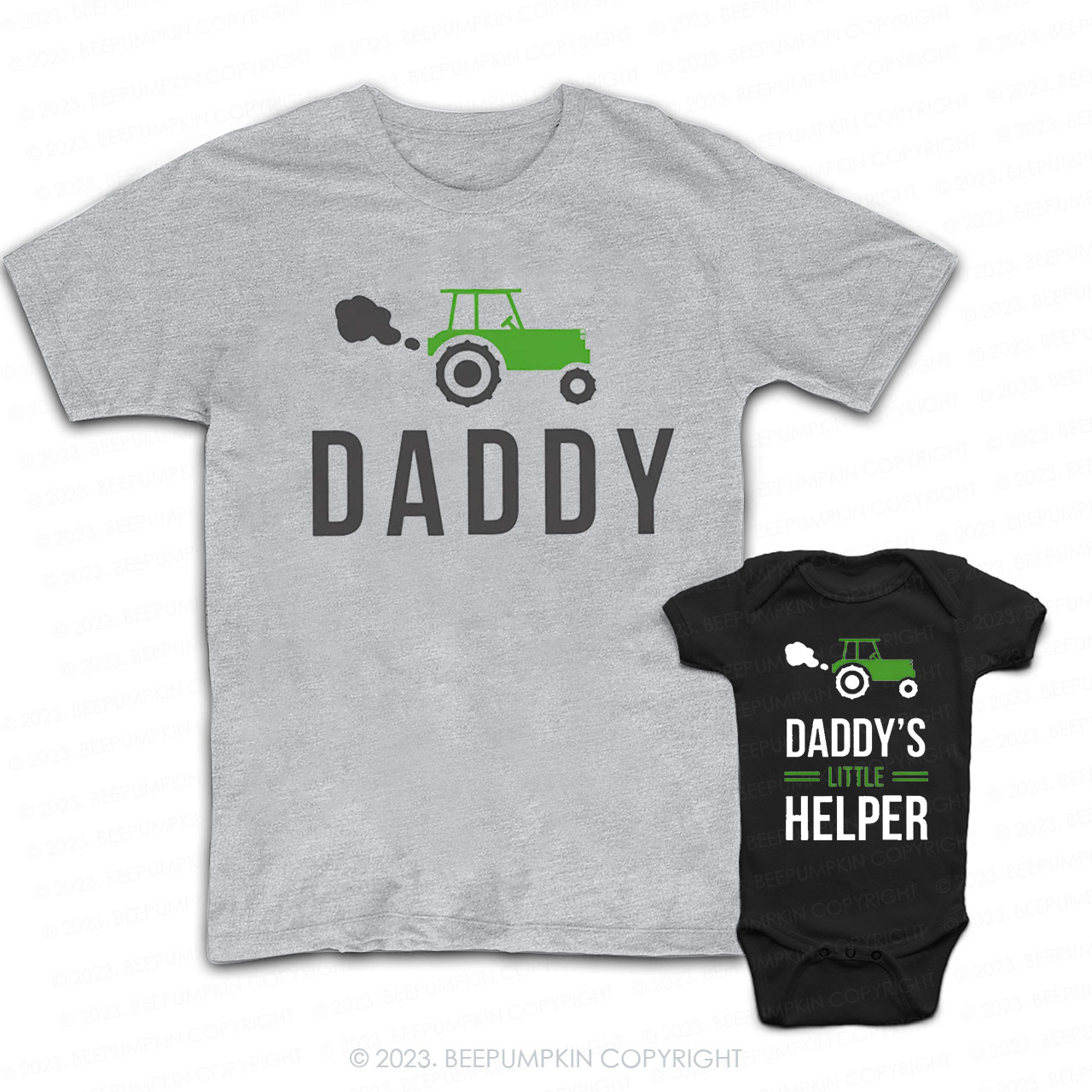 Daddy And Daddy's Little Helper Matching T-Shirts For Dad&Me