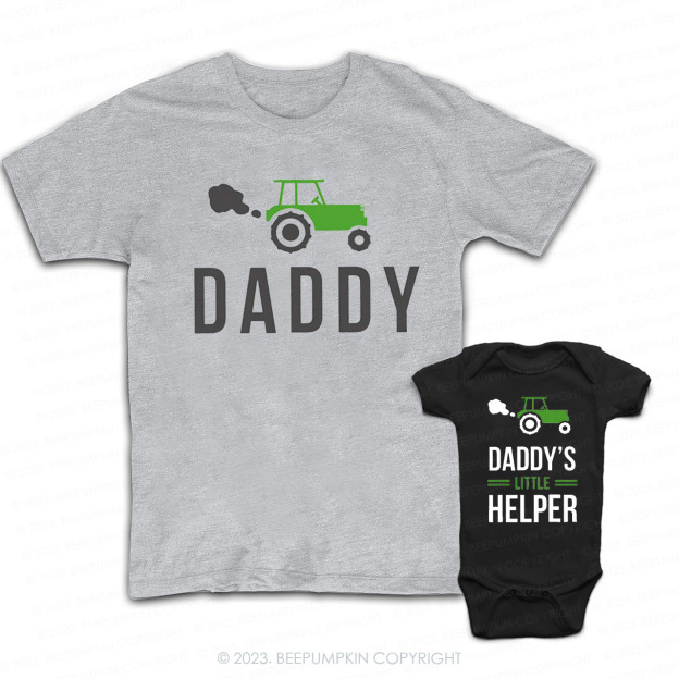 Daddy And Daddy's Little Helper Matching T-Shirts For Dad&Me