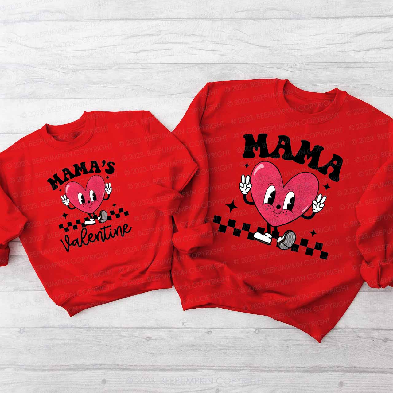 Mama's Valentine Family Matching Sweatshirt