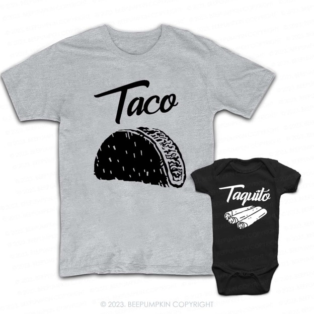 Dad & Me Matching T-Shirts �CTaco & Taquito