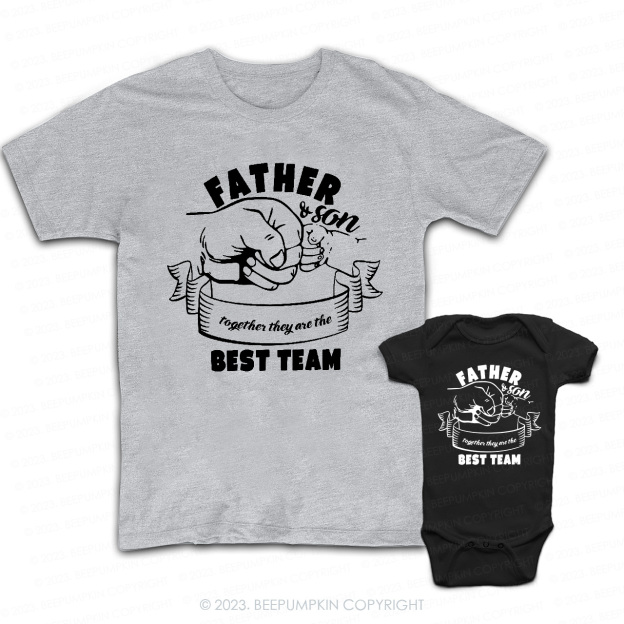 Dad & Me Matching T-Shirts �CThey Are The Best Team