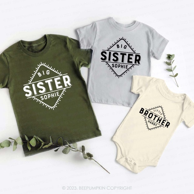 Big Brother Happy Matching Sibling T-Shirts