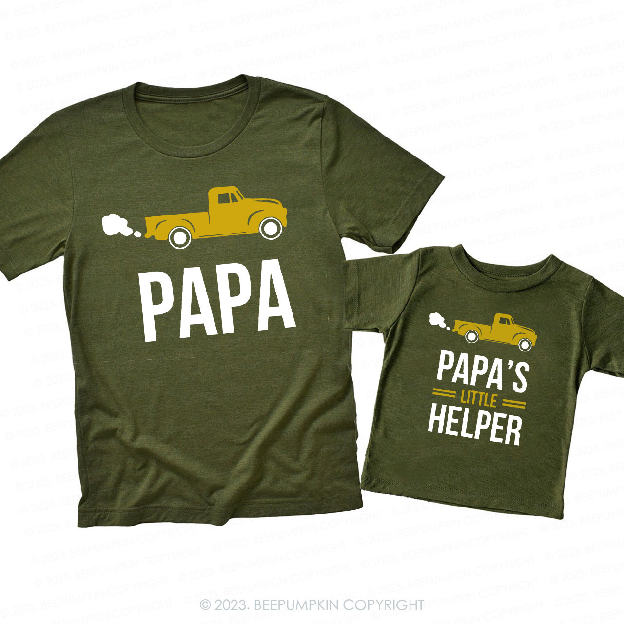  Little Helper Dad & Me Matching T-Shirts 