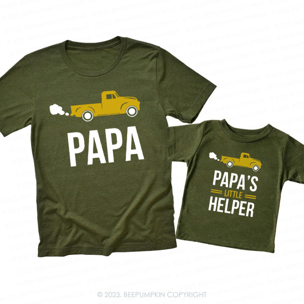  Little Helper Dad & Me Matching T-Shirts 