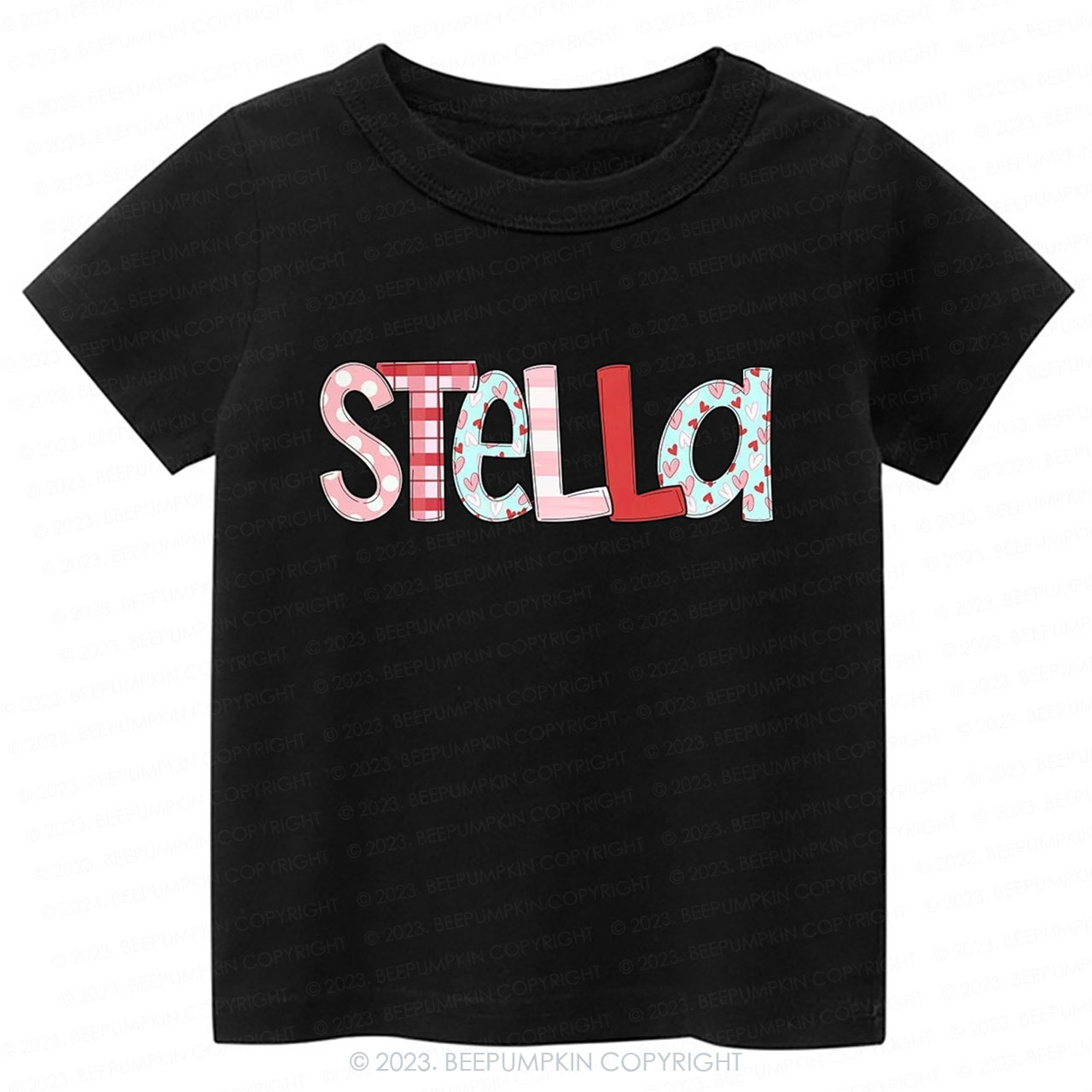 Personalized NAME Valentine's Day Kids Tees