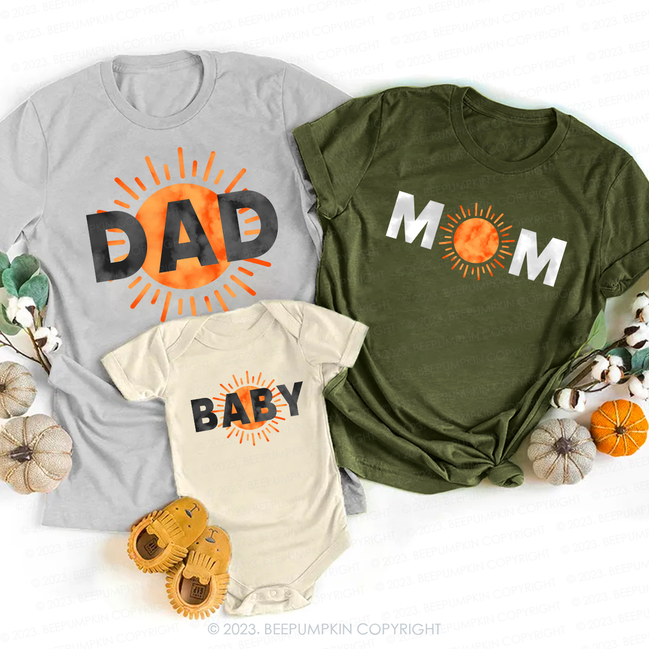  Personalized Sunshine Matching Family Shirts