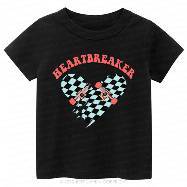 Heart Breaker Valentines Day Kids Tees