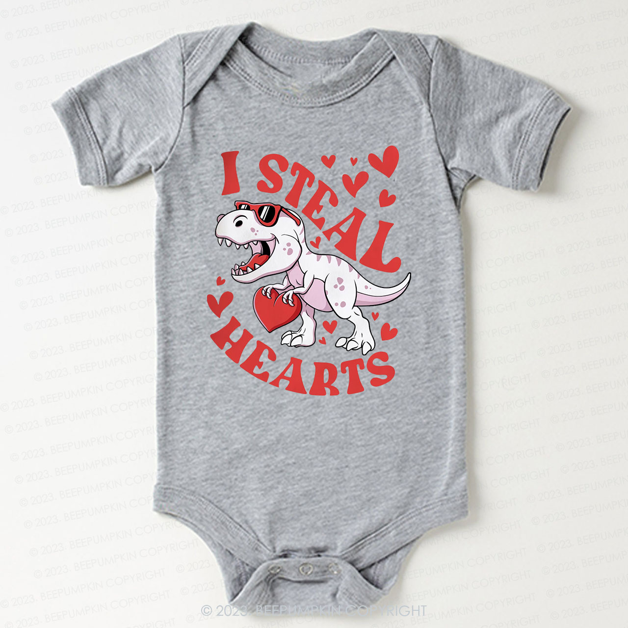 I Steal Hearts Valentine's Day Bodysuit For Baby