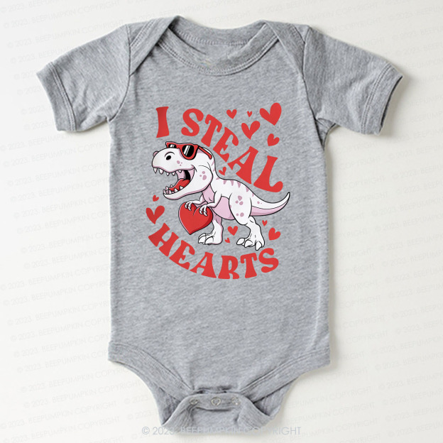 I Steal Hearts Valentine's Day Bodysuit For Baby
