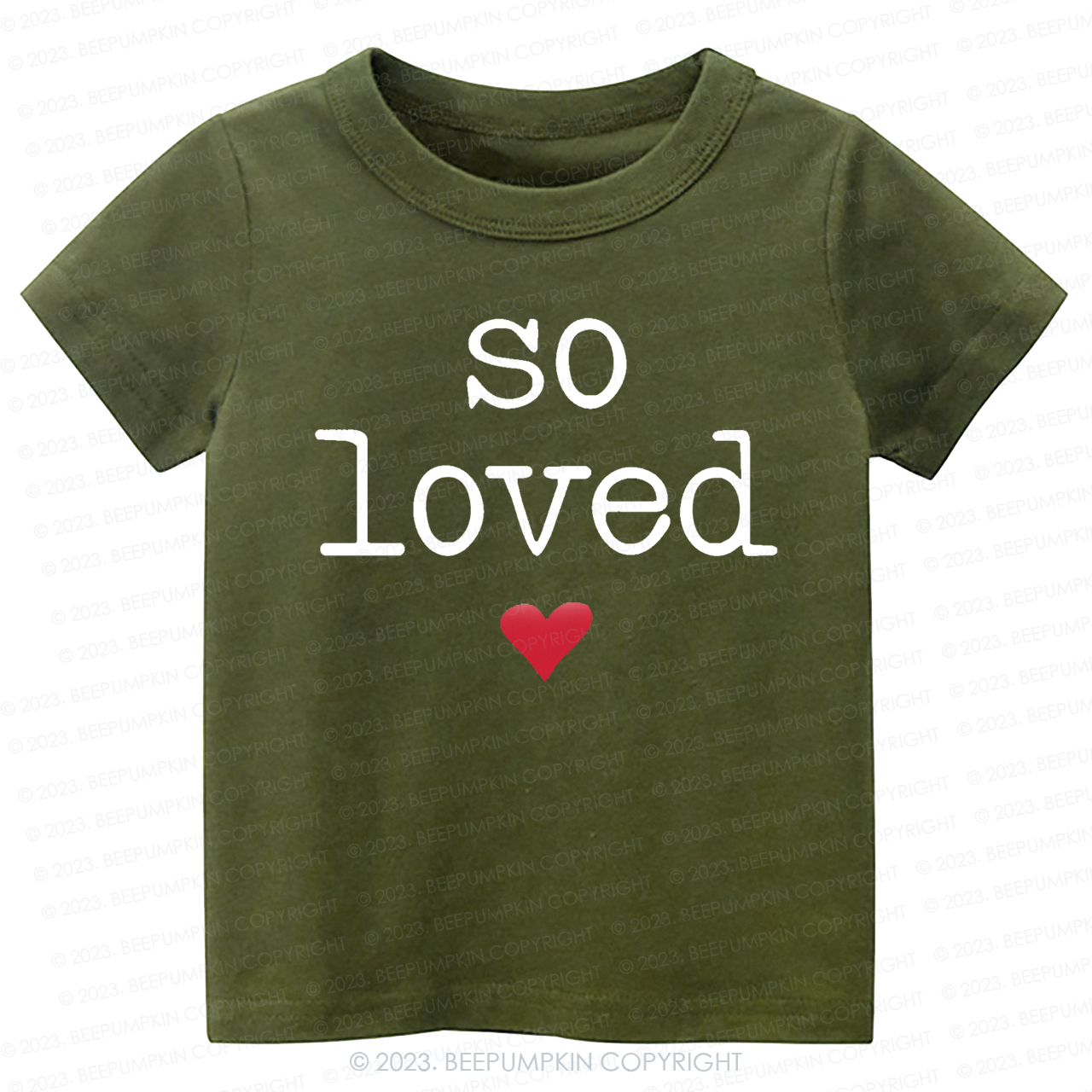 So Loved Valentine's Day-Toddler Tees