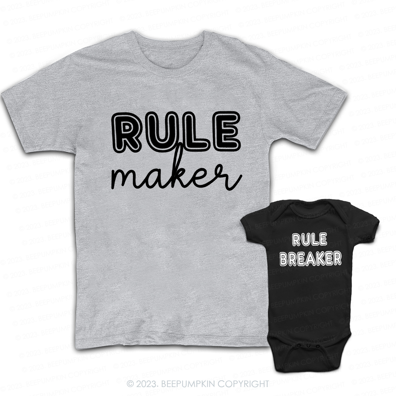 Rule Maker Breaker Dad & Me Matching T-Shirts