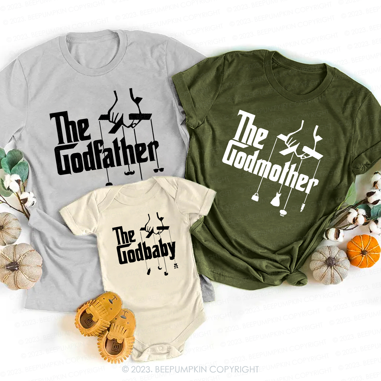 The Godmother Father Baby Family Matching Shirts