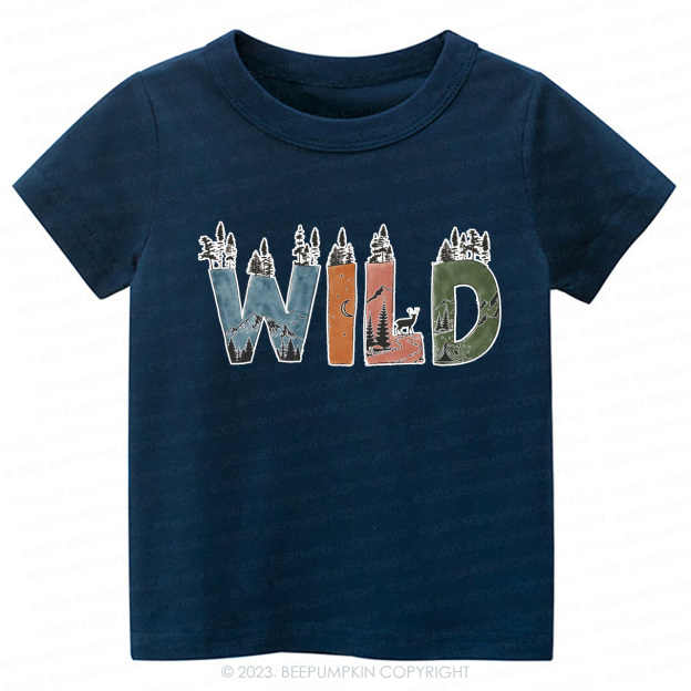 Wild Hiking Outdoors Adventure -Toddler Tees