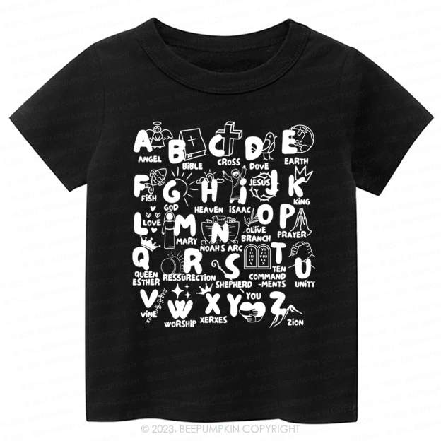 Biblical Alphabet Cut File-Toddler Tees