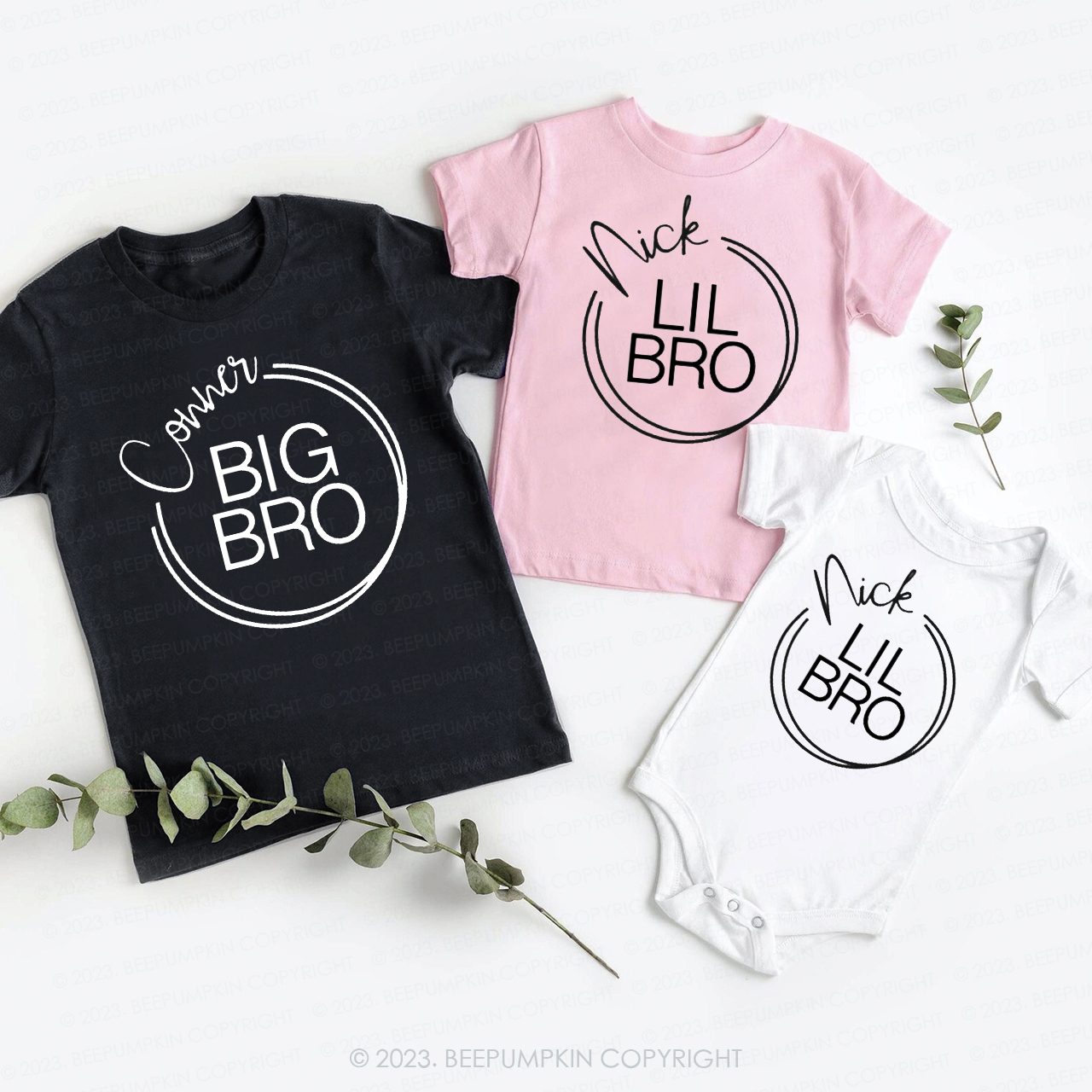 Big Brother And Little Brother Matching Sibling Shirts