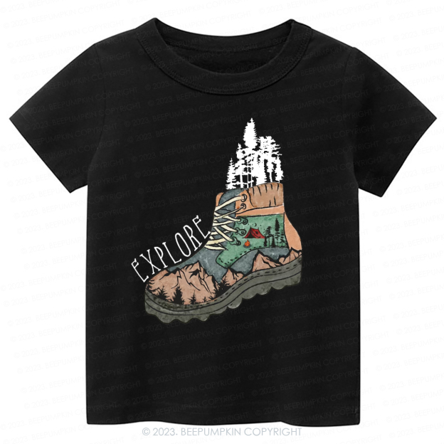 Adventure Explore Hiking Outdoors -Toddler Tees