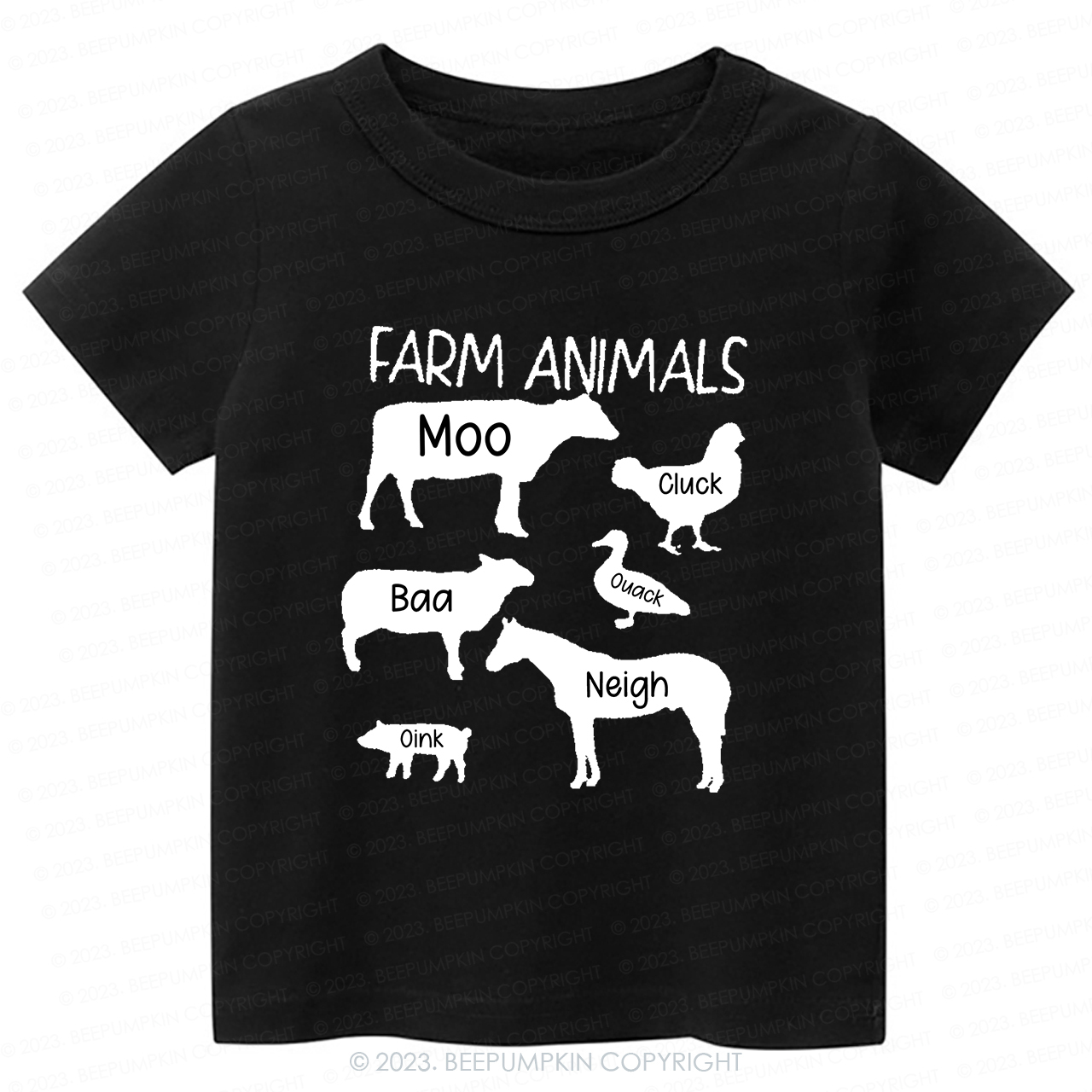 Funny Farm Animal Sounds -Toddler Tees