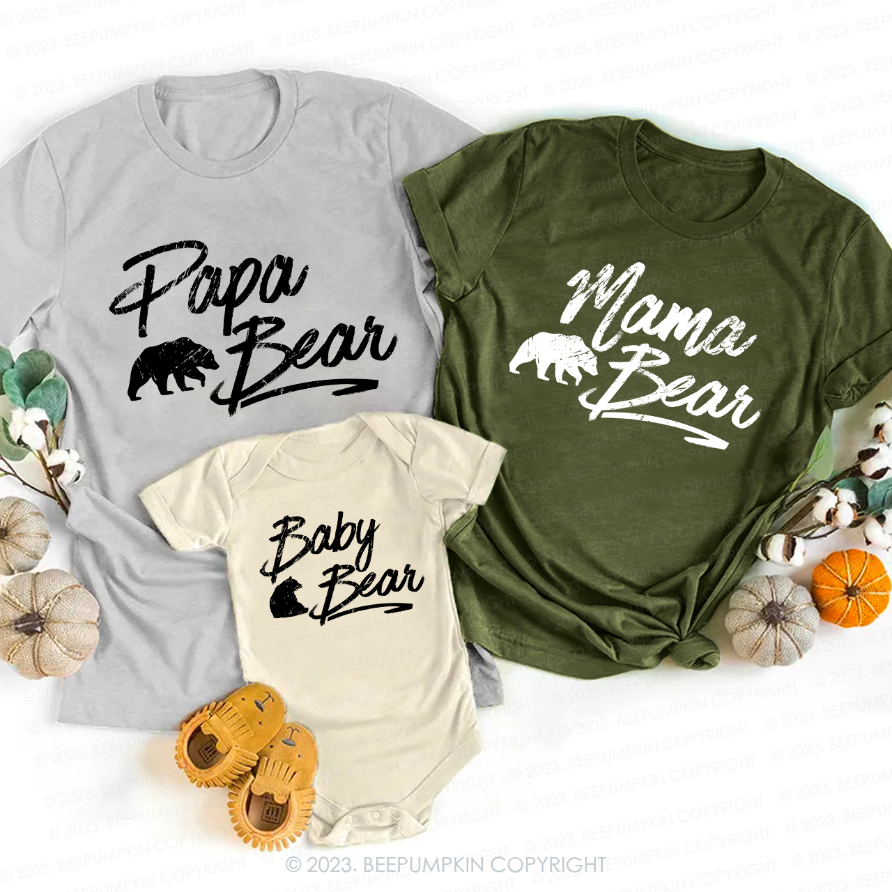 Cute Family Bear Gift Matching Shirts