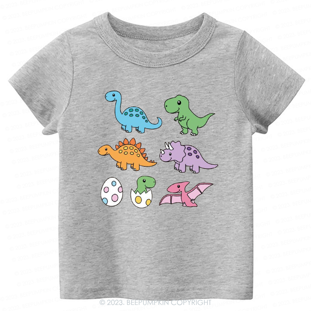 Colorful Dinosaur Gift -Toddler Tees