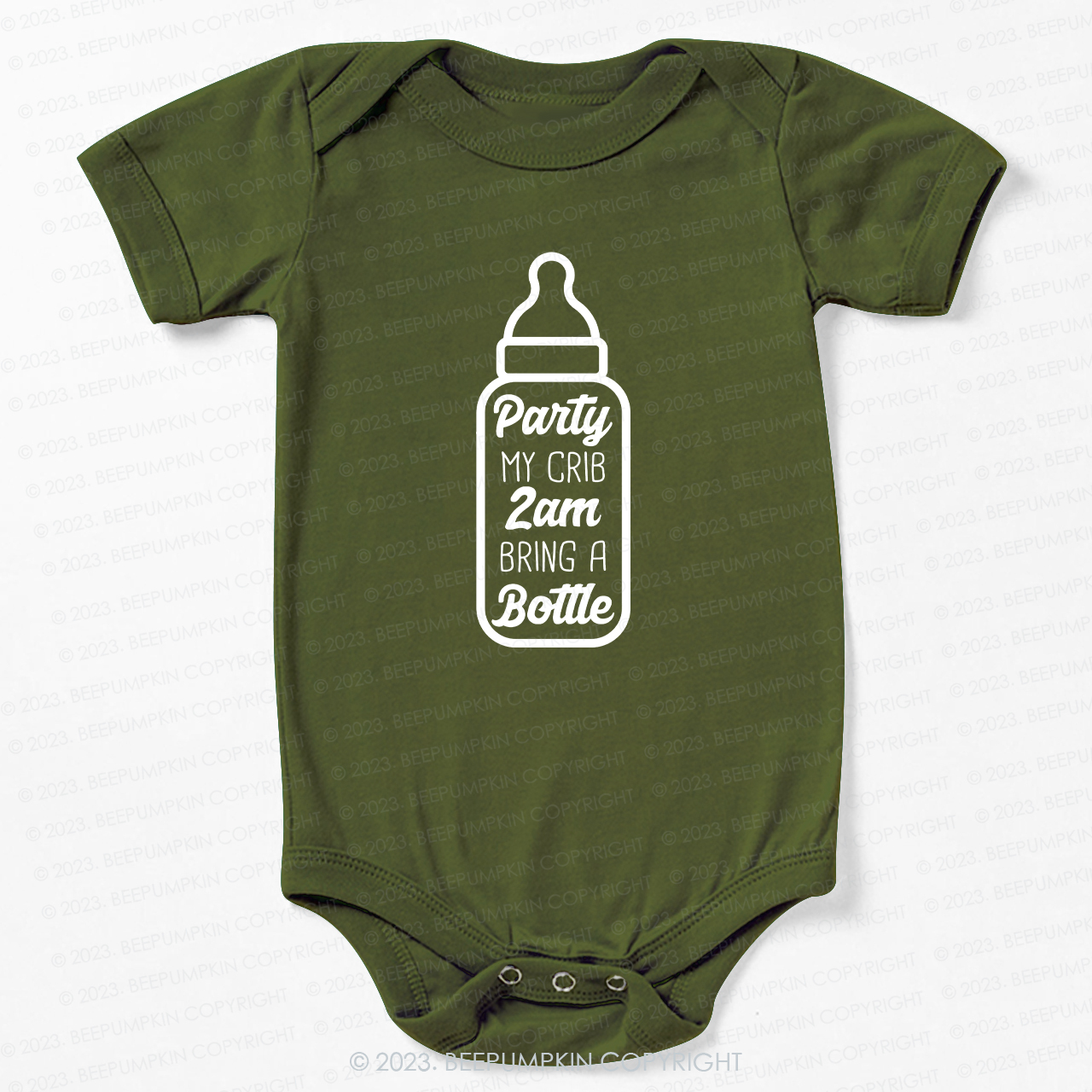 Party My Crib 2am Bring A Bottle Bodysuit For Baby