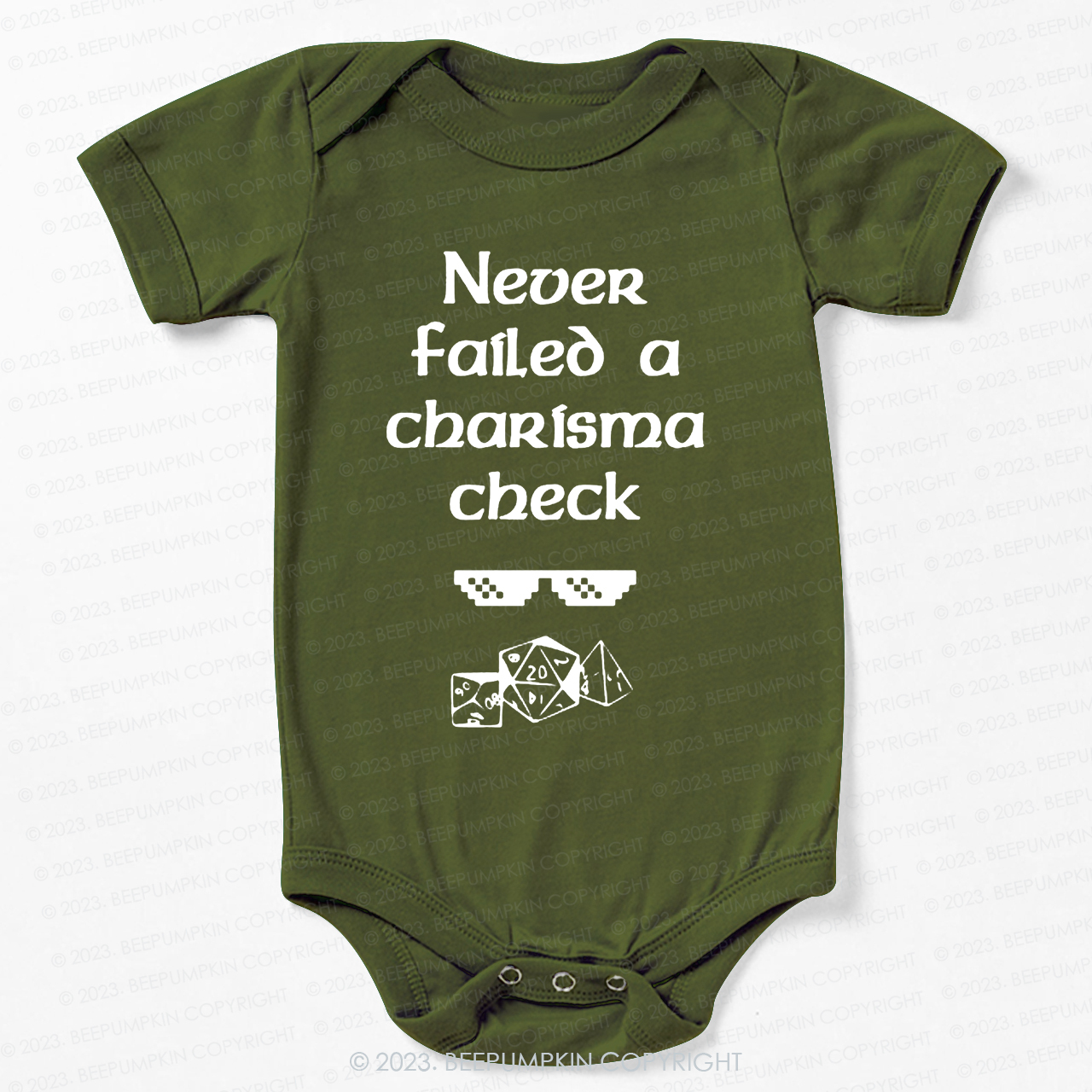 A Charisma check Bodysuit For Baby
