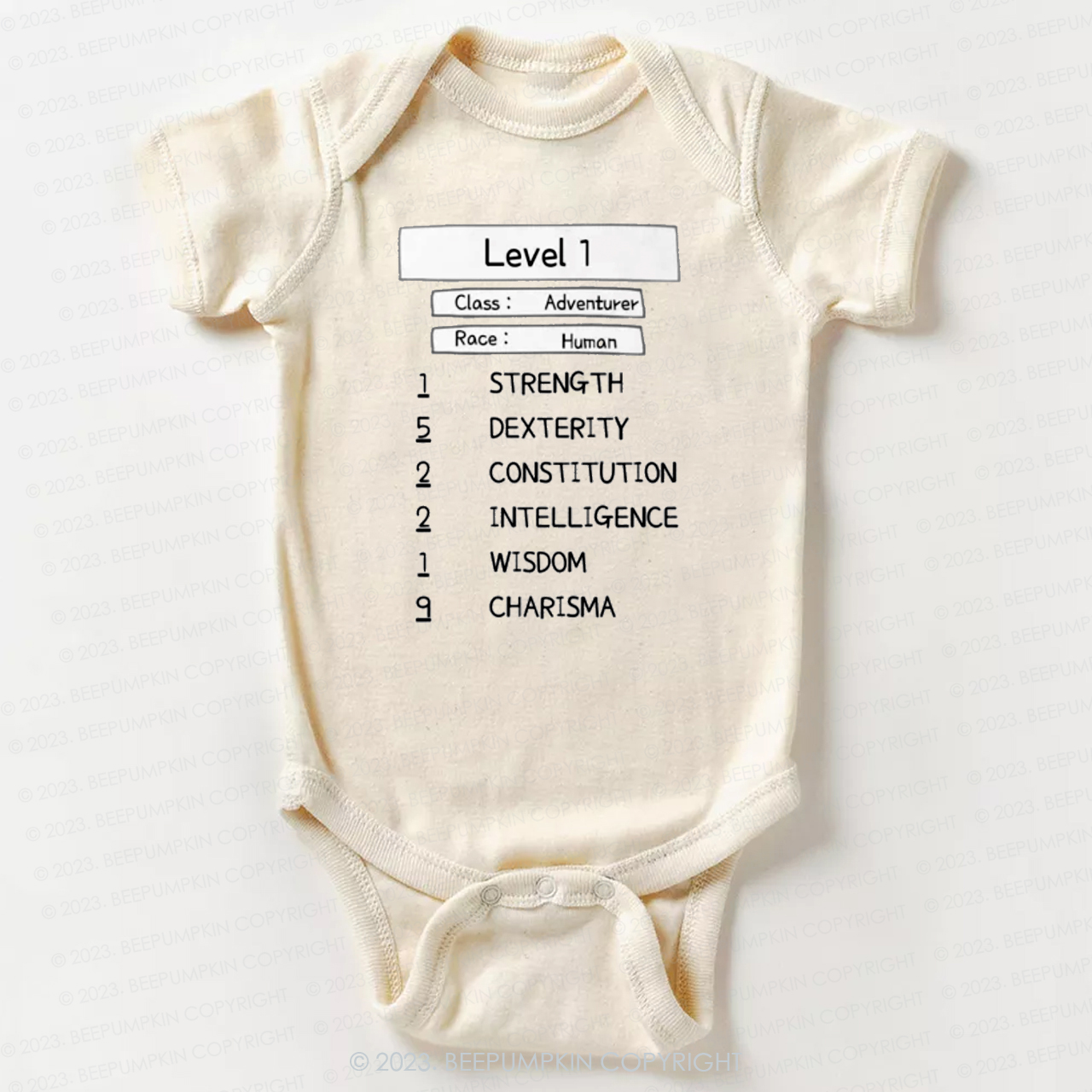 Level 1 Human Adventurer Bodysuit For Baby