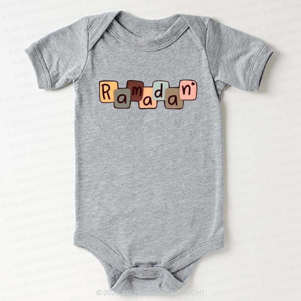 Personalized Name Colorful Letters Bodysuit For Baby