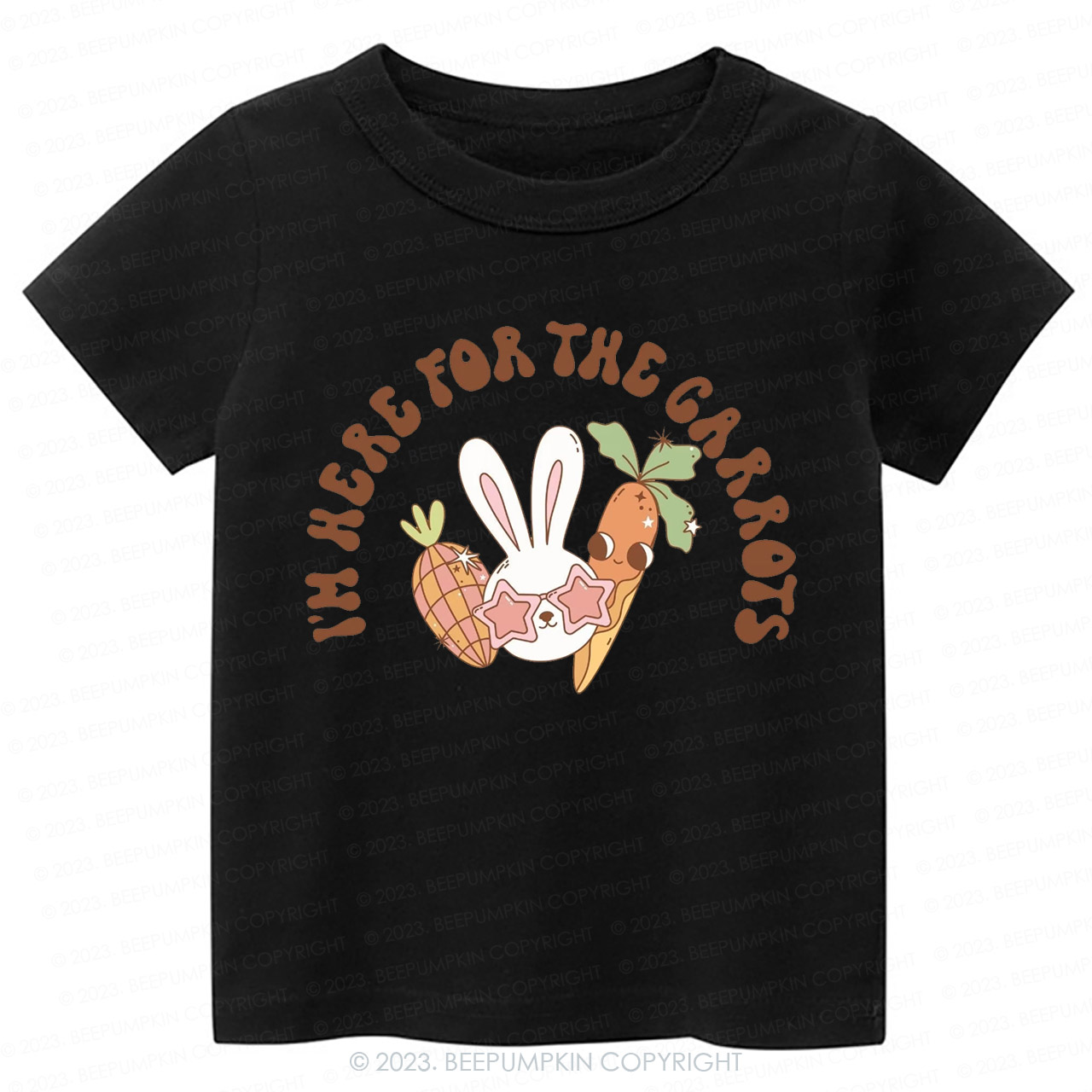 I'm Here For The Carrots Easter Bunny -Toddler Tees