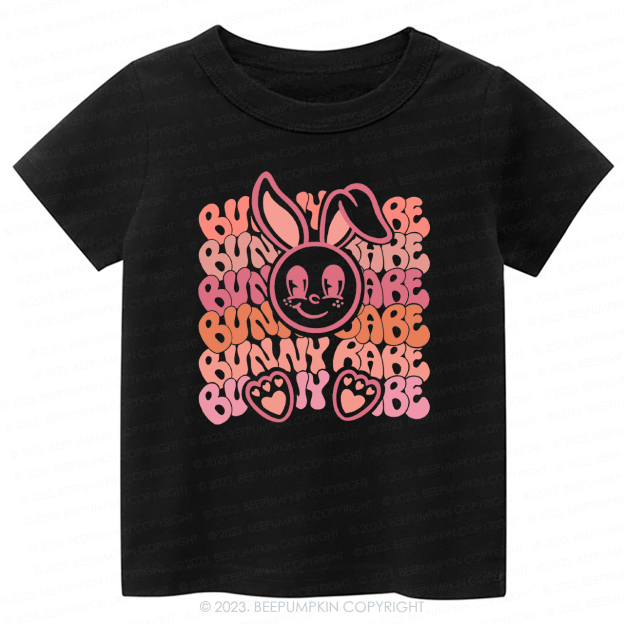 Big Eyes Bunny Babe Easter -Toddler Tees