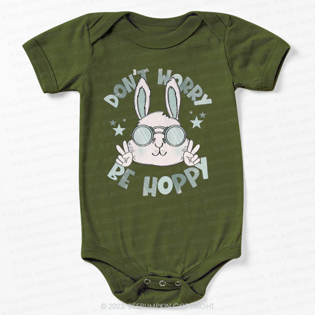 Don't Worry Be Hoppy Bodysuit For Baby