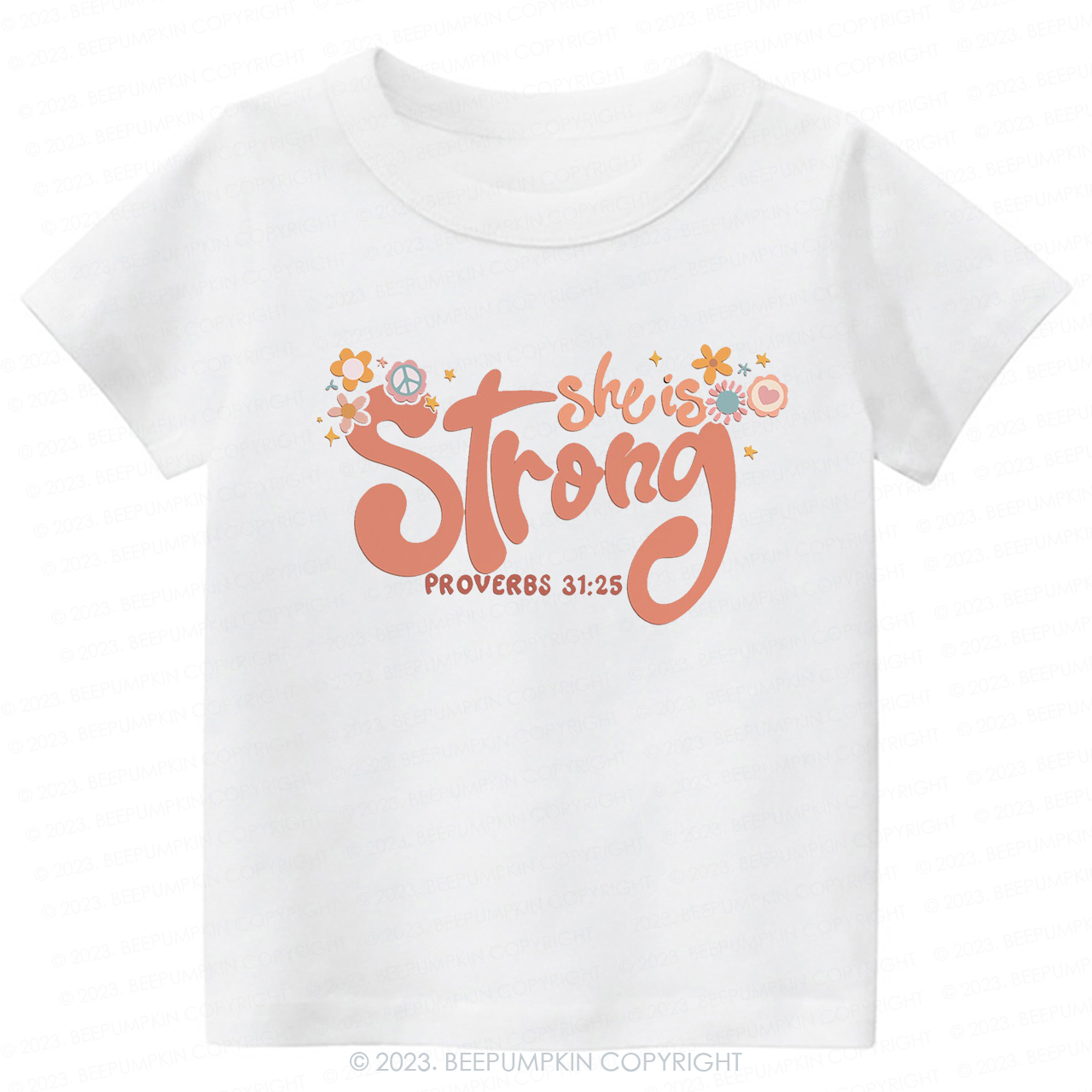 She is Strong Proverbs 31:25-Toddler Tees
