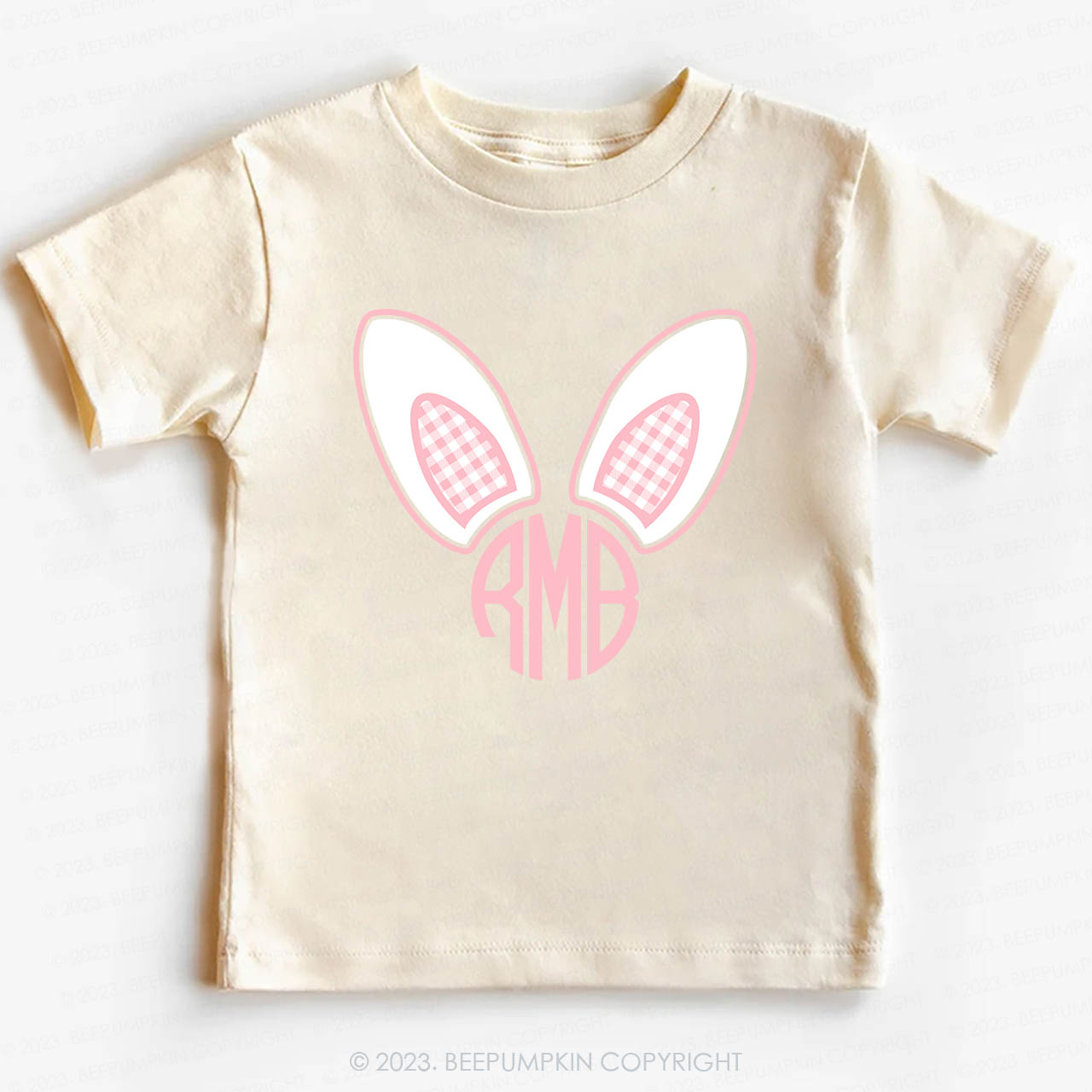 Monogrammed Bunny Easter -Toddler Tees