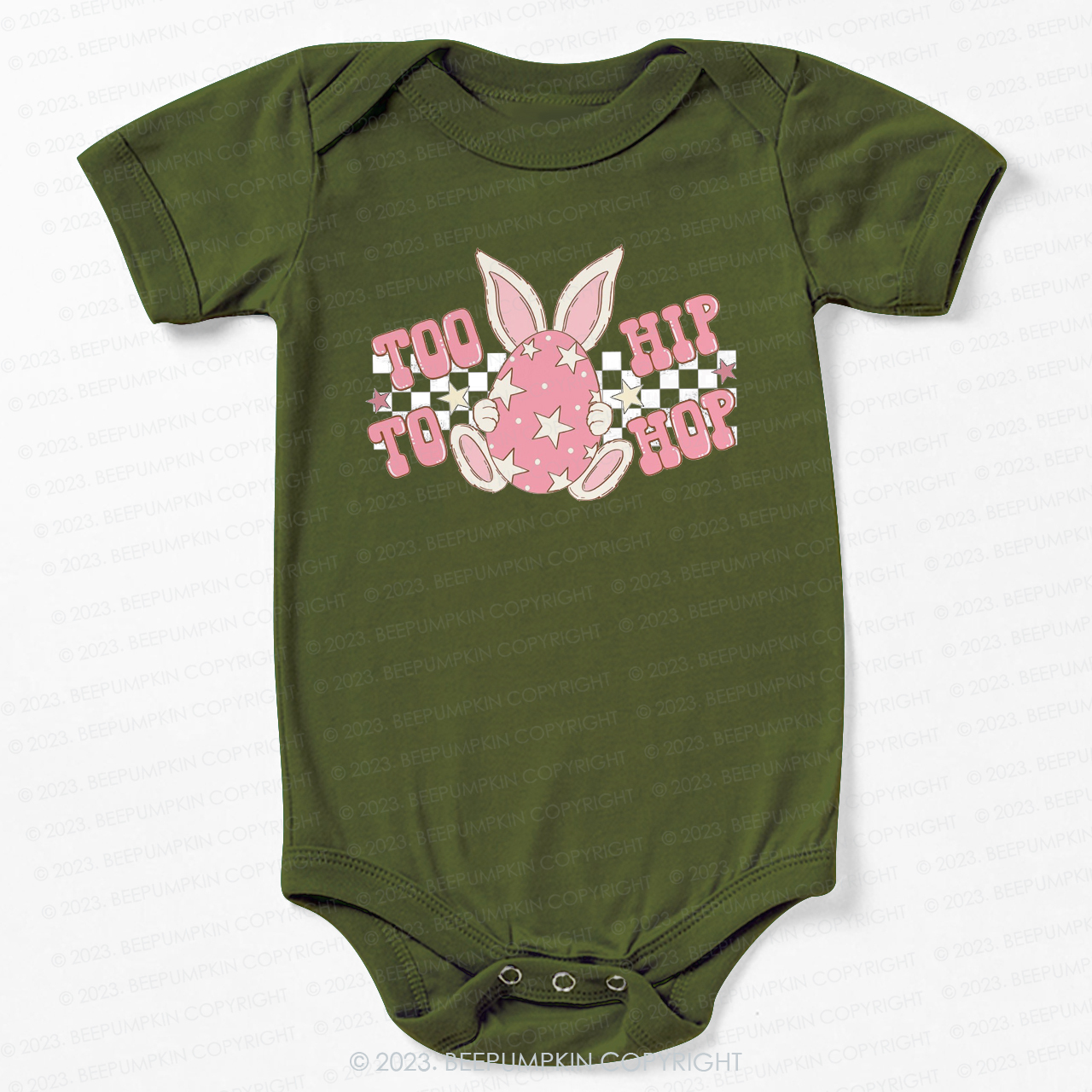 Too Hip To Hop Pink Bodysuit For Baby