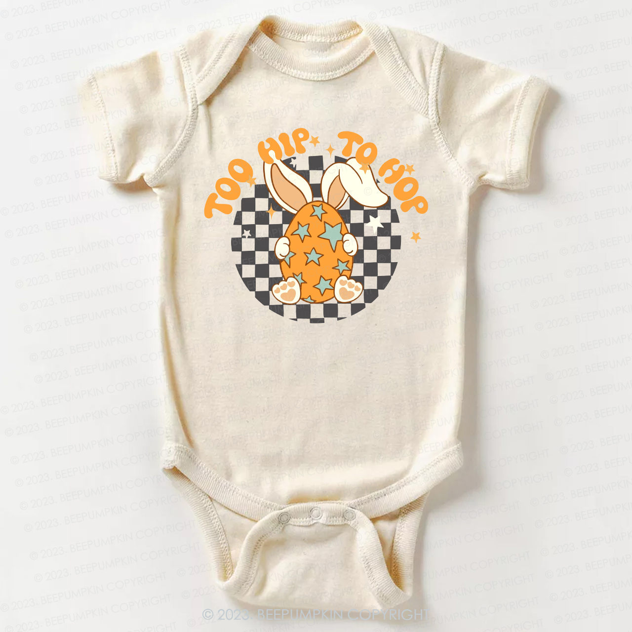 Hoppy Easter Too Hip To Hop Bodysuit For Baby