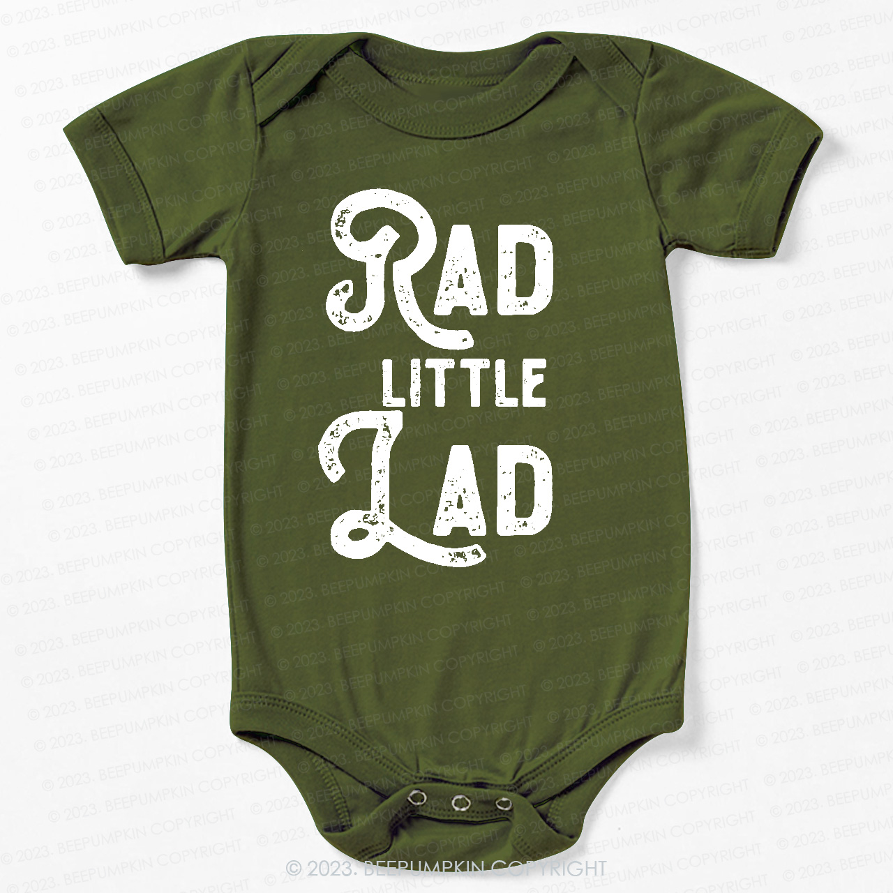 Rad little Lad St.Patricks Day Bodysuit For Baby