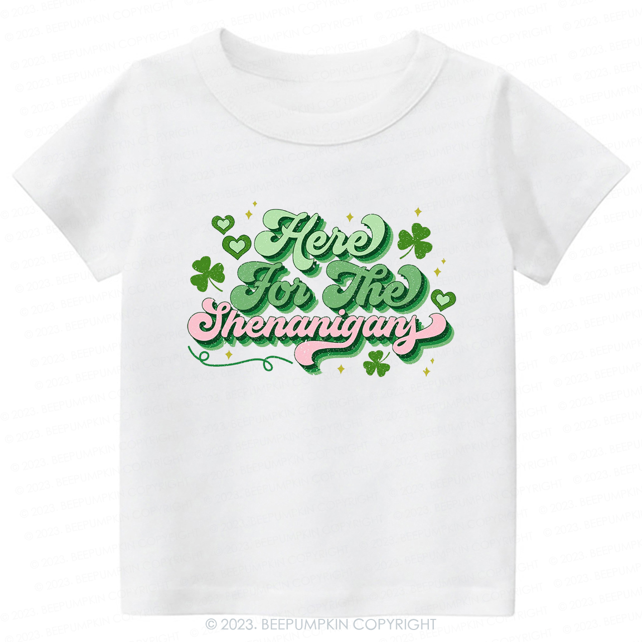 Here For The Shenanigans St.Patricks Day -Toddler Tees