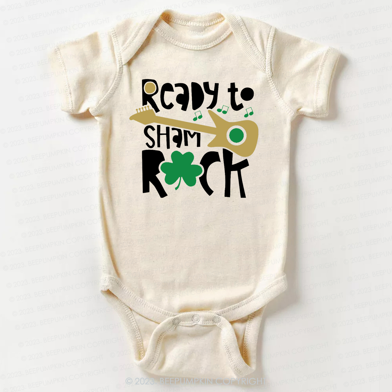 Ready to Shamrock St.Patricks Day Bodysuit For Baby