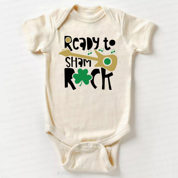 Ready to Shamrock St.Patricks Day Bodysuit For Baby