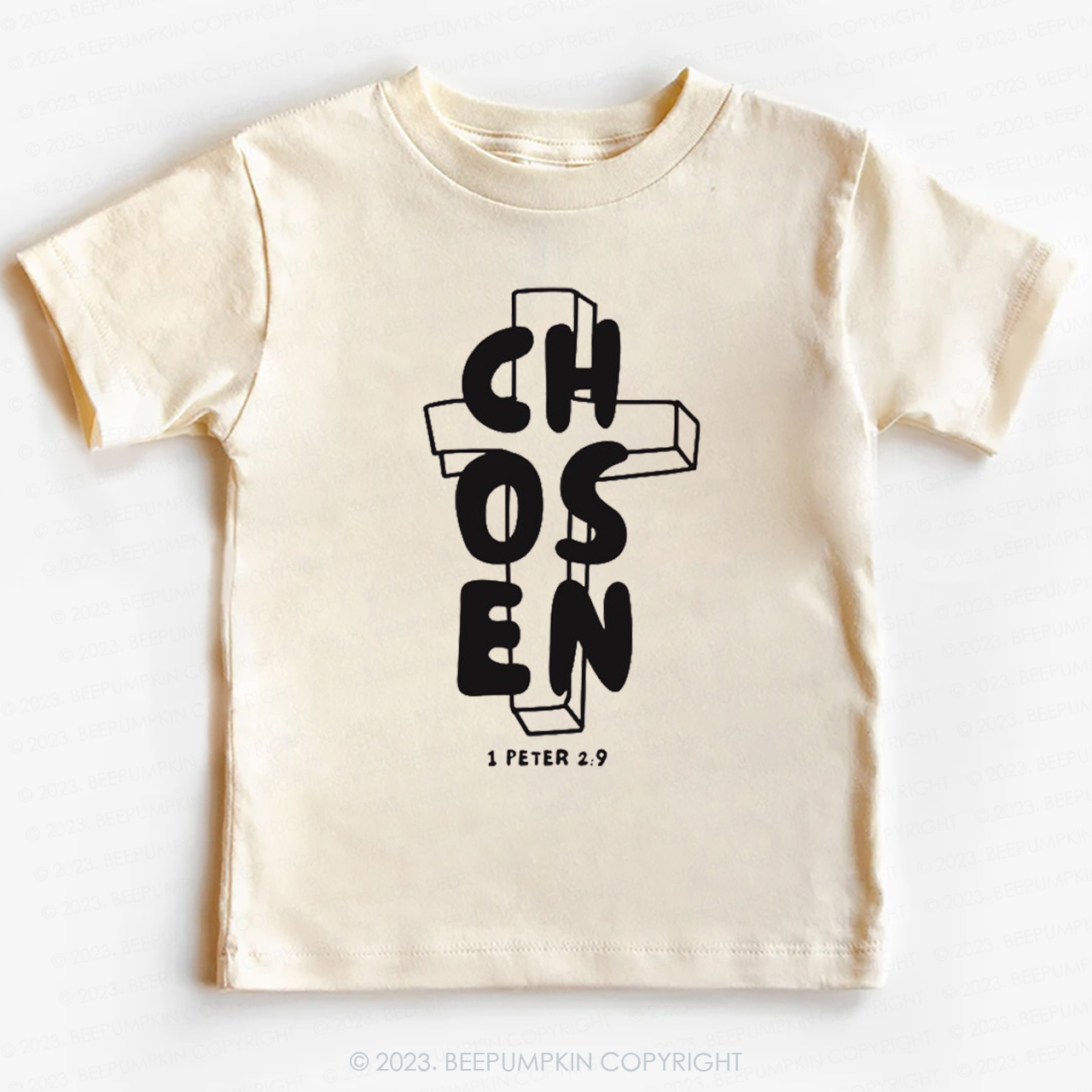  Chosen 1 Peter 2:9 Christian Easter-Toddler Tees