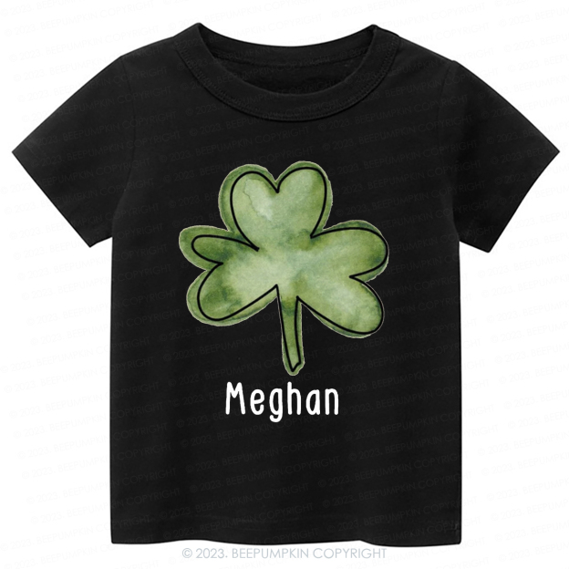Personalized Shamrock St.Patricks Day -Toddler Tees