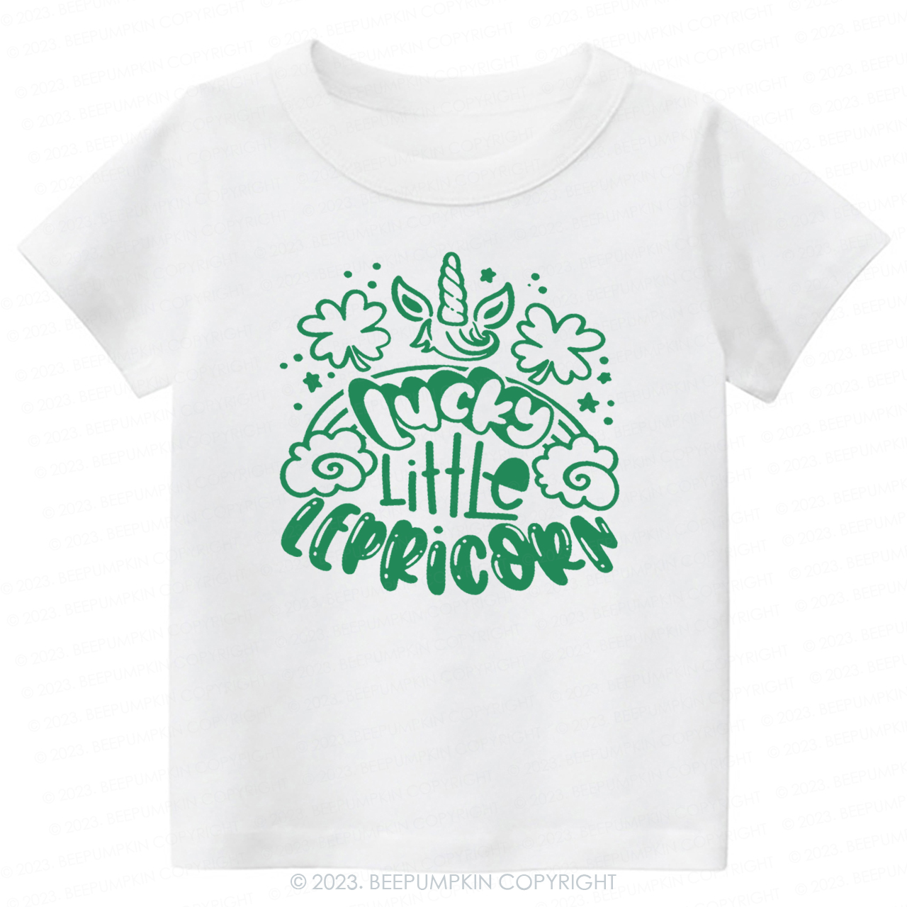 Lucky Little Lepricorn St.Patricks Day -Toddler Tees