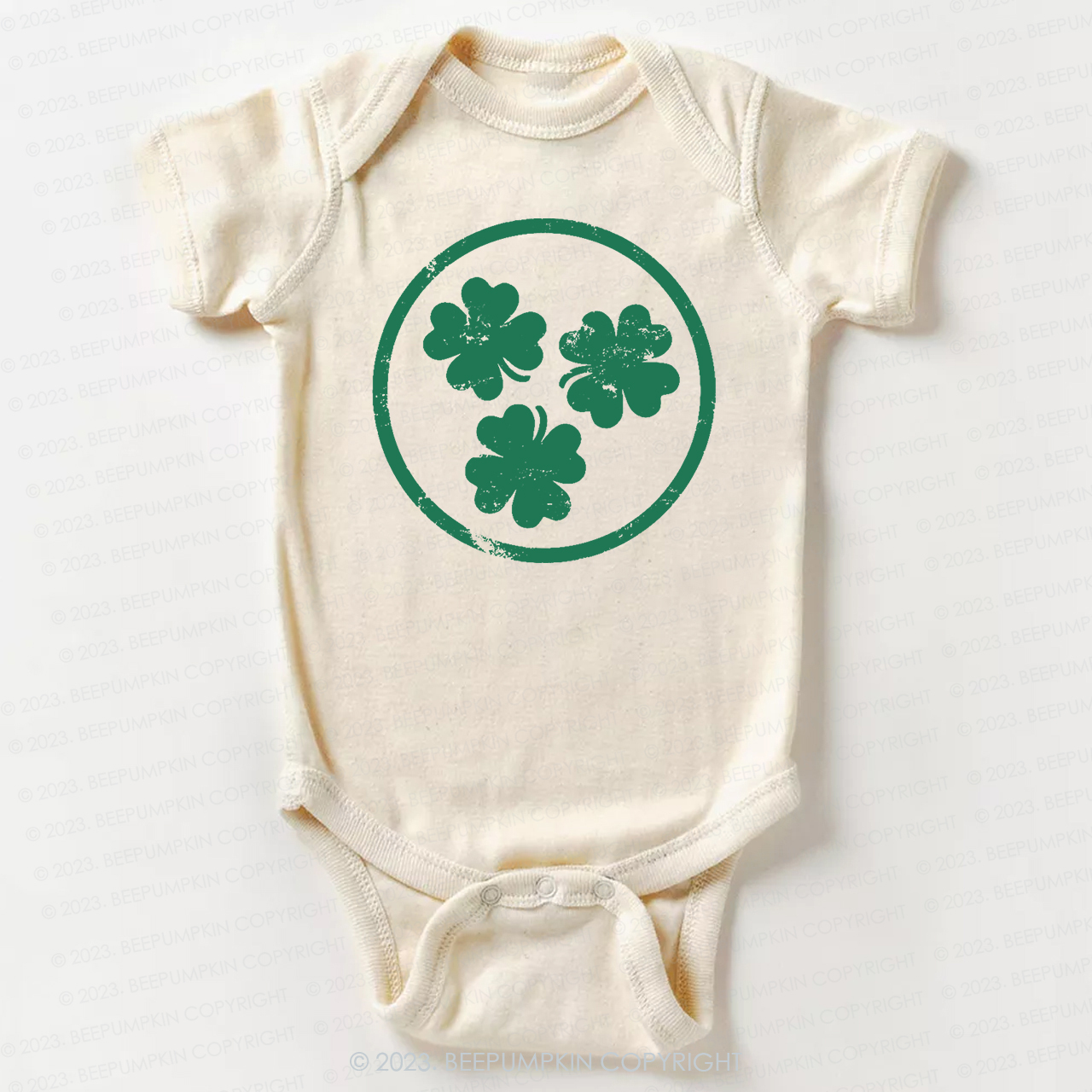 Ring Shamrock St.Patricks Day Bodysuit For Baby