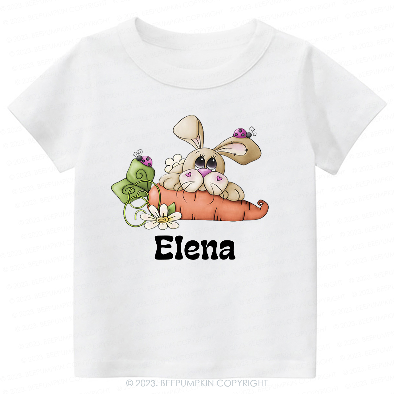 Bugs And Easter Cute Bunny -Toddler Tees