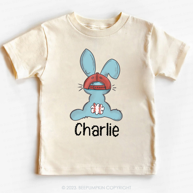 Baseball Easter Bunny-Toddler Tees