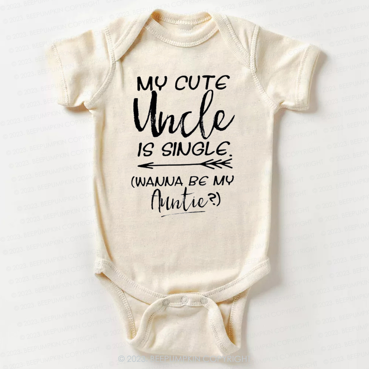 My Cute Uncle Is Single Bodysuit For Baby