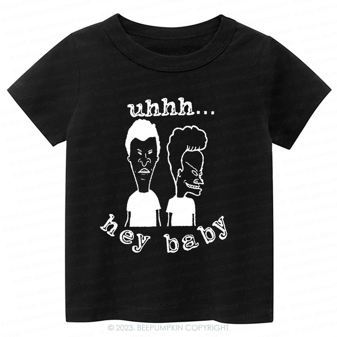 Hey Baby Beavis Butthead Funny 90s Graphic-Toddler Tees