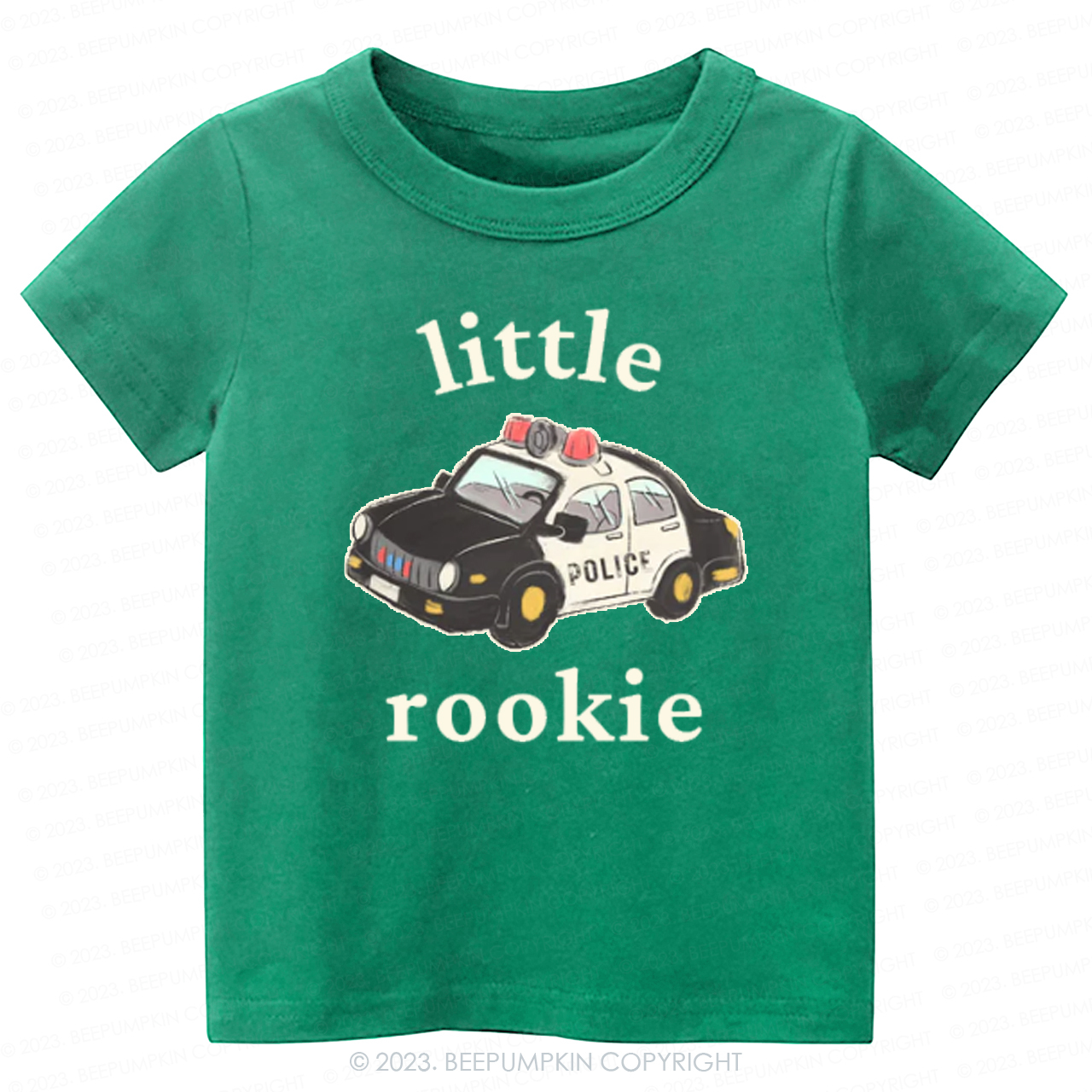 Little Rookie Police Car -Toddler Tees