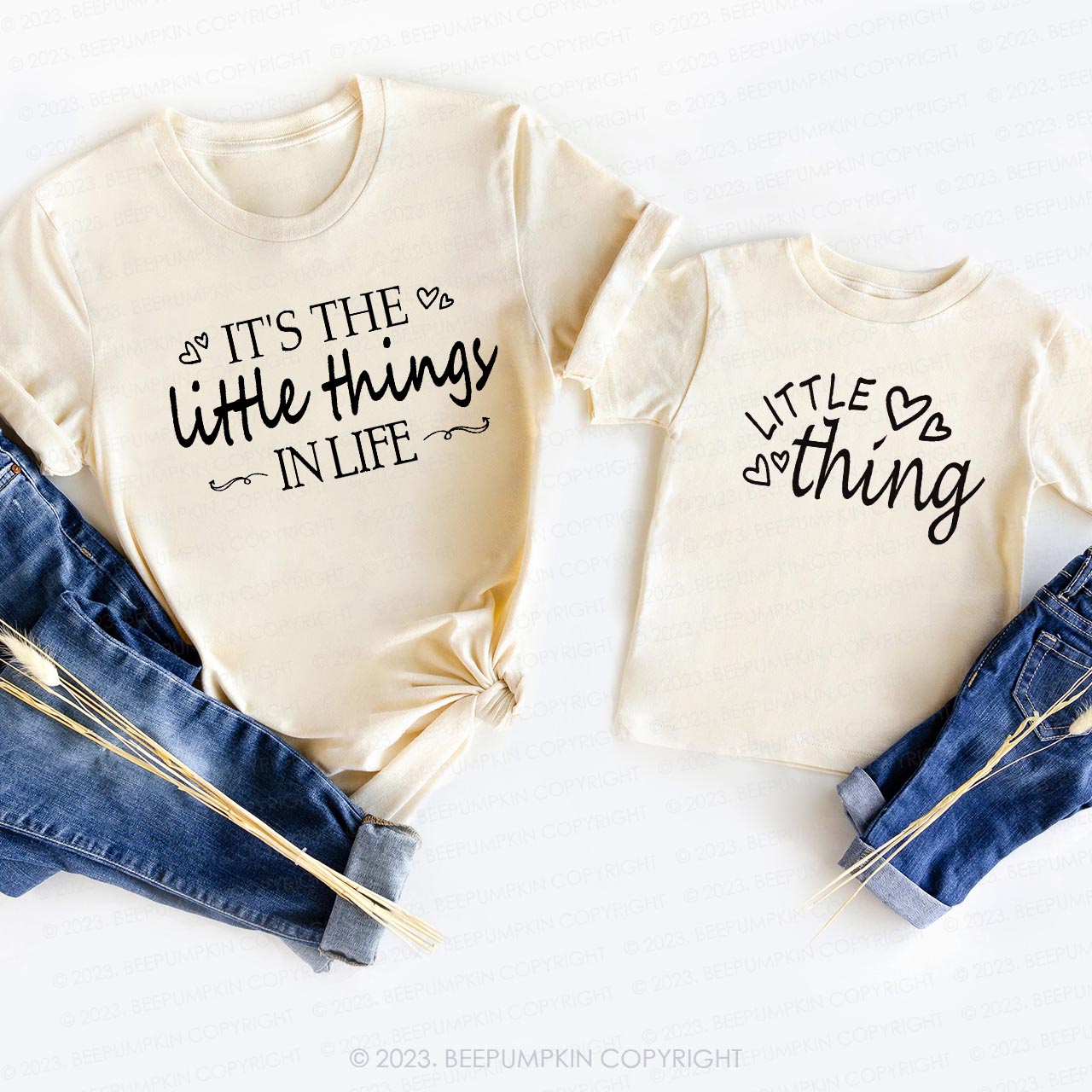 It Is The Little Thing In Life Funny Mama Mini Matching T-Shirt
