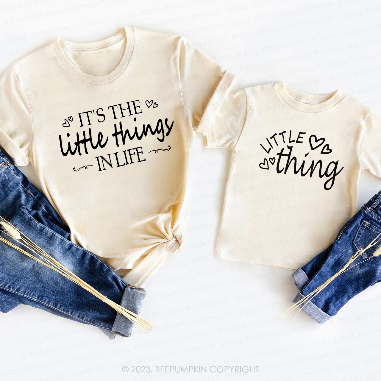 It Is The Little Thing In Life Funny Mama Mini Matching T-Shirt