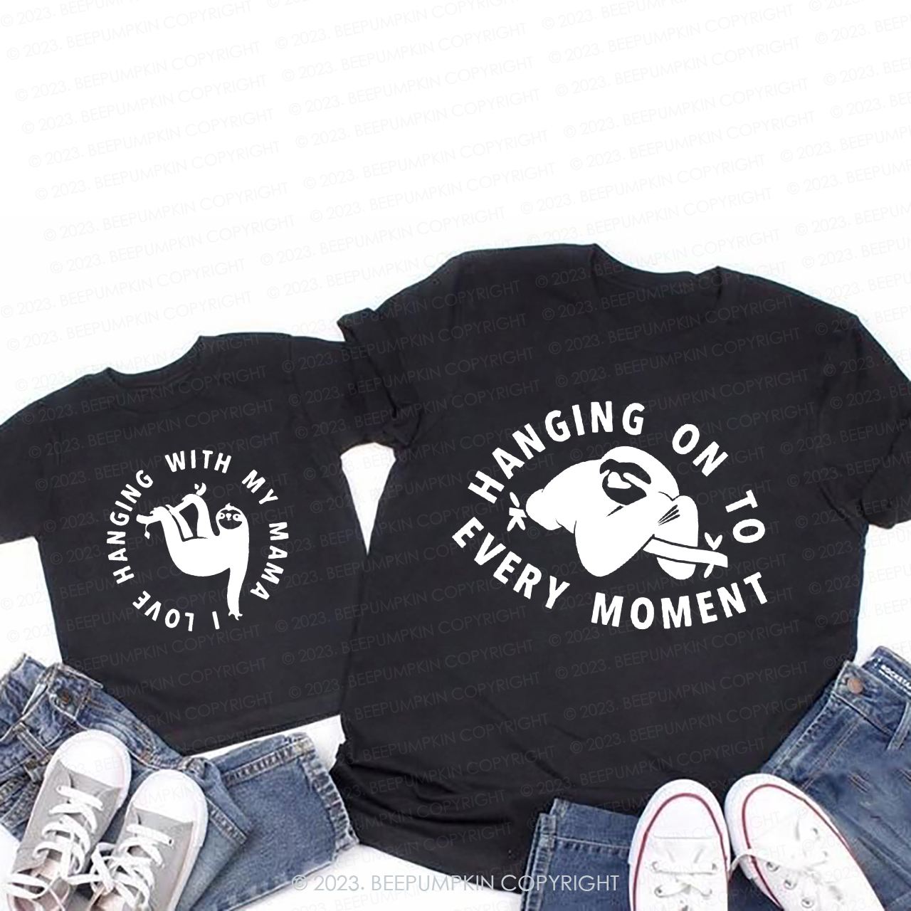 Hanging On To Every Moment Mom&Me Matching T-Shirt
